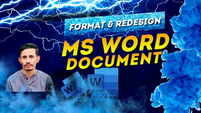 Gig Preview - Do ms word document format and redesign