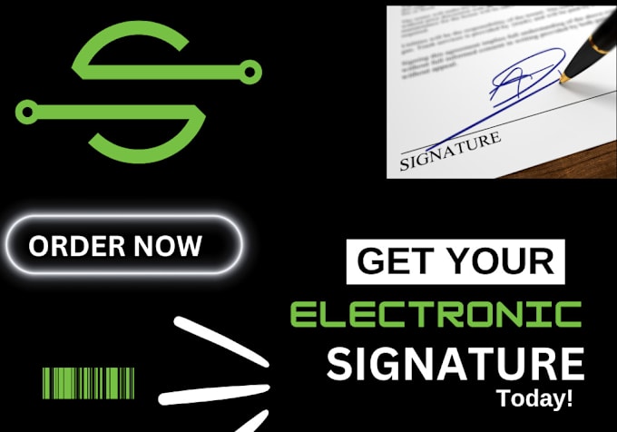 Gig Preview - Create a digital electronic signature for you