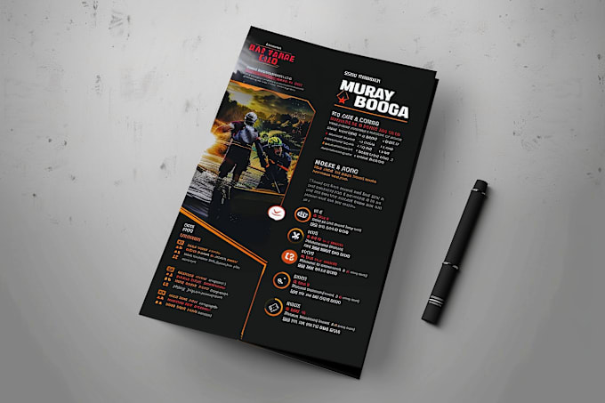 Gig Preview - Draw flyer, trifold, bifold brochure, banner, poster