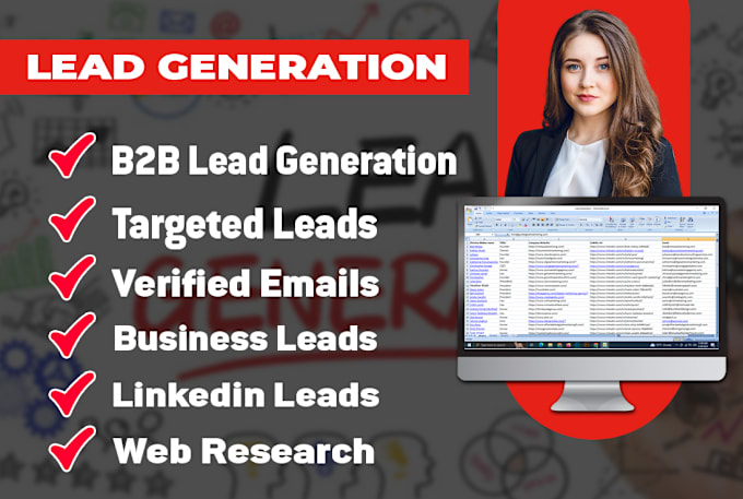 Gig Preview - Do b2b lead generation and email list building