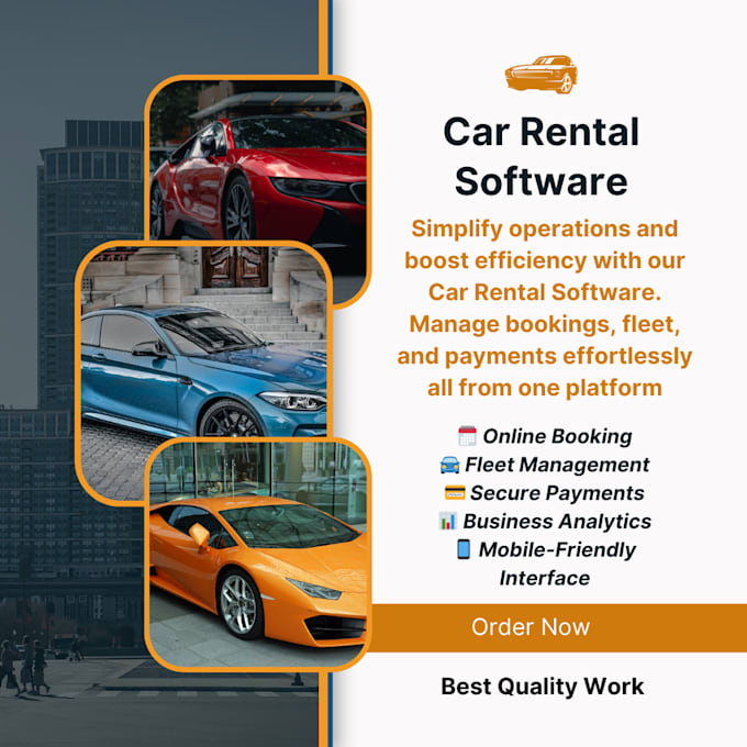 Gig Preview - Develop car rental software