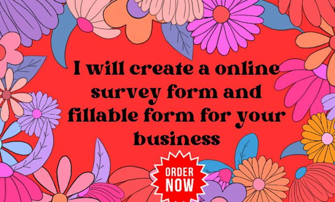 Gig Preview - Create a online survey form on jotform, surveymonkey, google and fillable form