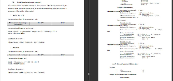 Gig Preview - Do concrete structure analysis and reports according to bael and eurocode