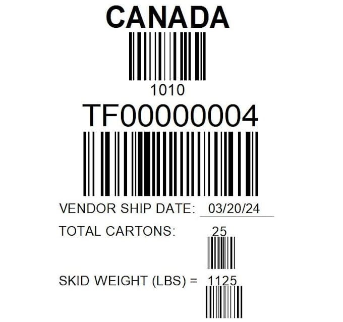 Gig Preview - Create barcode and other label designs