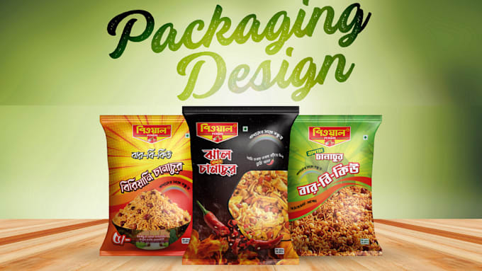 Gig Preview - Do brand product packaging box design, amazon package, labels, pouch, box design