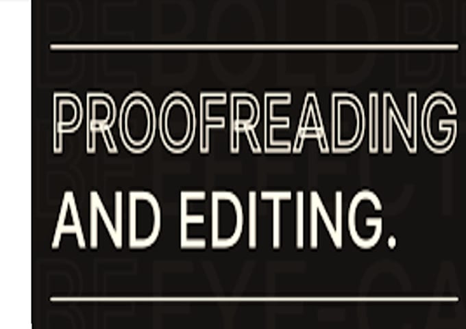 Gig Preview - Professionally proofread and edit documents to perfection