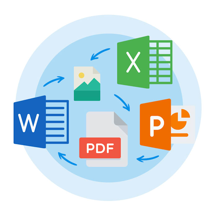 Gig Preview - Convert PDF files into word, excel or ppt files