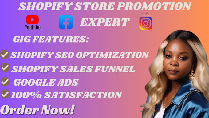 Gig Preview - Unlock massive sales with shopify marketing and SEO