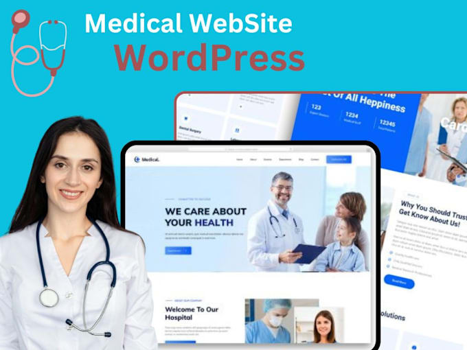 Gig Preview - Provide healthcare web development solutions using wordpress