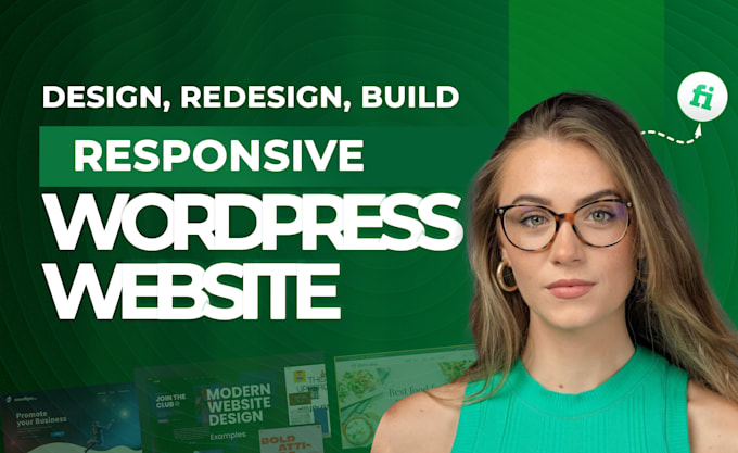 Gig Preview - Do wordpress business website, redesign wordpress or elementor website design