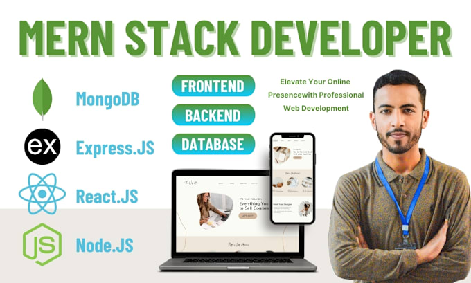 Gig Preview - Be your mern stack developer for web application