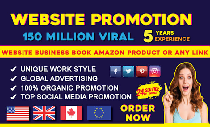 Bestseller - promote and advertise website book business product amazon or link