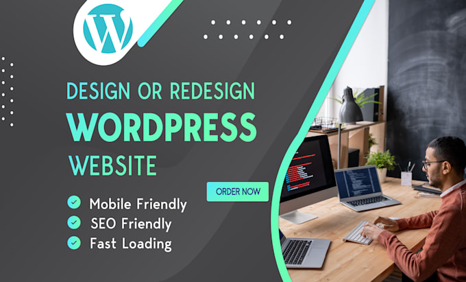 Gig Preview - Design or redesign wordpress website for your business