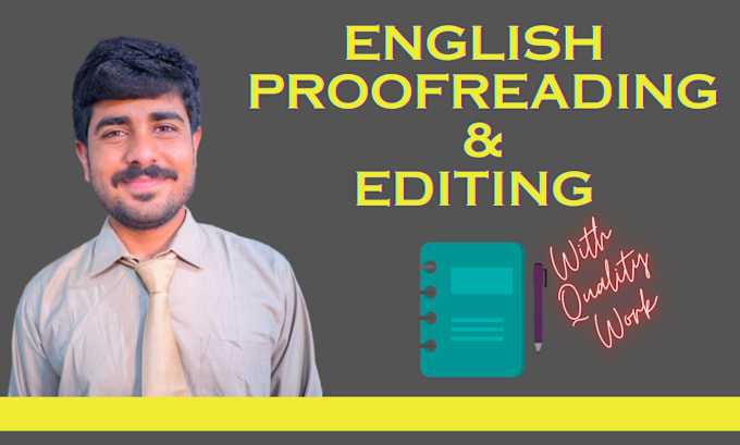 Gig Preview - Proofread and edit your any kind of english text