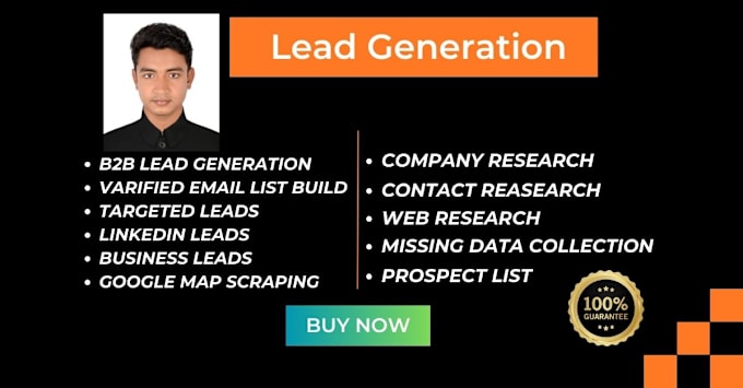 Gig Preview - Provide targeted b2b lead generation for any industries