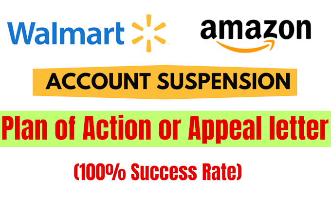 Gig Preview - Write a walmart, amazon suspension plan of action reinstatement appeal