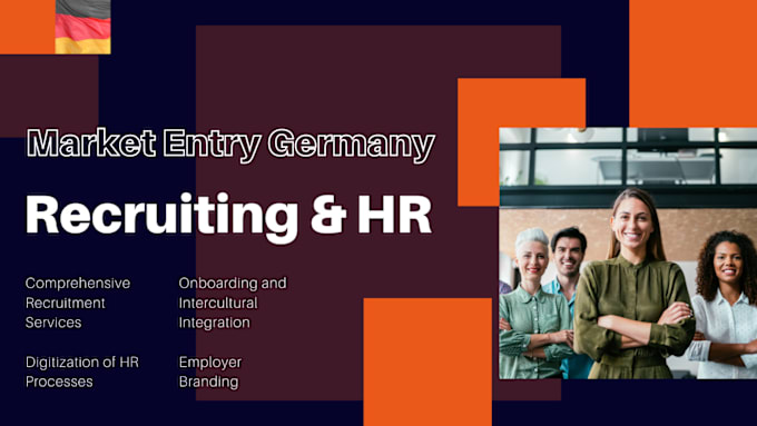 Gig Preview - Assist market entry in germany with recruiting and HR