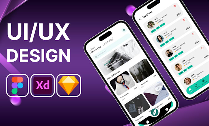 Bestseller - design and wireframe your app or website design