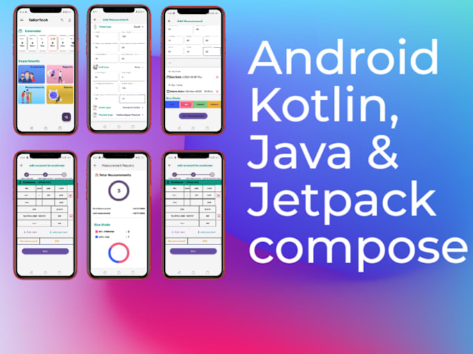 Gig Preview - Develop android app with java, kotlin and compose