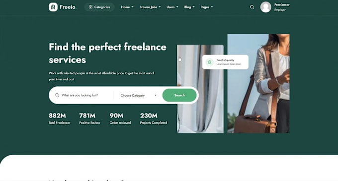 Gig Preview - Create a freelance marketplace website like fiverr