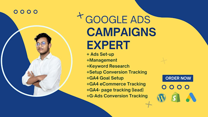 Gig Preview - Set up and manage your google adwords ppc search ads campaign as sem specialist