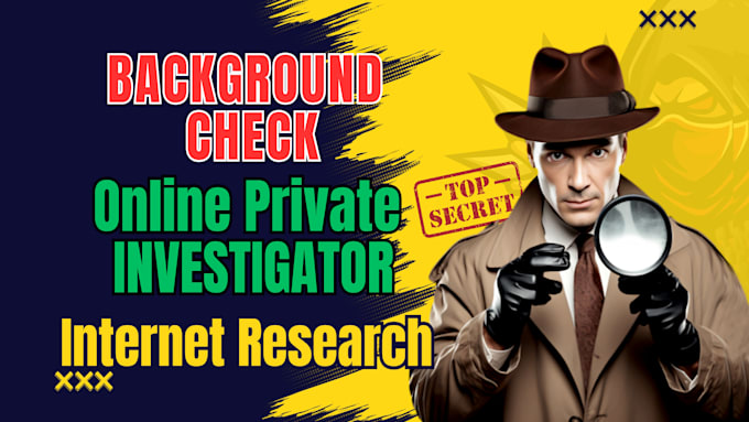 Bestseller - be your private investigator, osint, background check, find someone