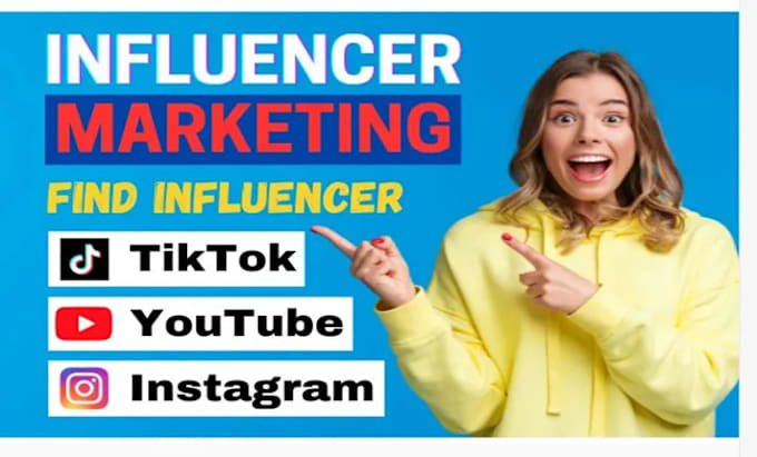 Gig Preview - Outreach top instagram influencer research find instagram influencer marketing