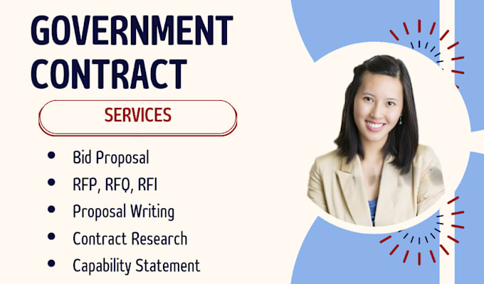 Gig Preview - Research government contract,rfp,rfq,rfi,bid proposal, grant proposal and tender