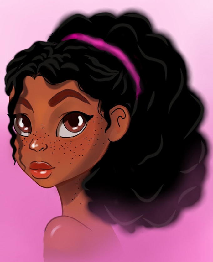 Gig Preview - Do cute, colourful stylized disney style portraits