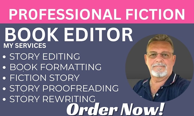 Gig Preview - Edit your fiction story, fiction novel ands non fiction