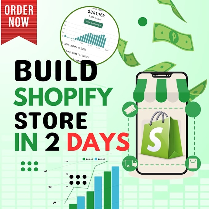 Gig Preview - Make 6 figure shopify store  in just 2 days