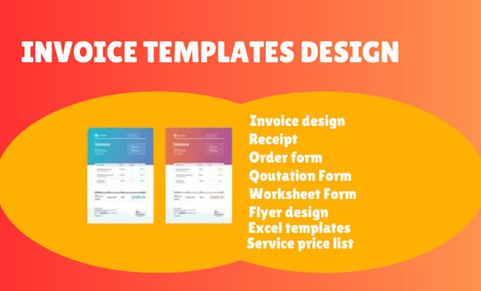 Bestseller - do professional invoice, letterhead, receipt, and excel templates