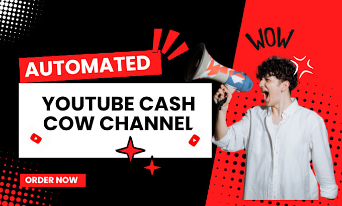 Gig Preview - Create automated cash cow youtube channel, cash cow videos, cash cow channel