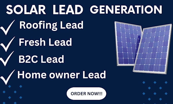 Bestseller - generate fresh solar leads, roofing leads, and homeowners leads for appointment