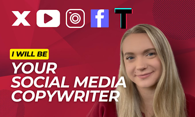 Gig Preview - Be your social media copywriter