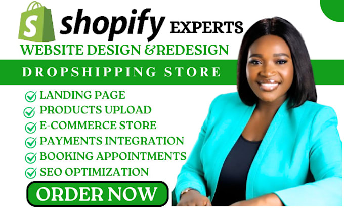 Bestseller - shopify website redesign shopify website design shopify dropshipping store