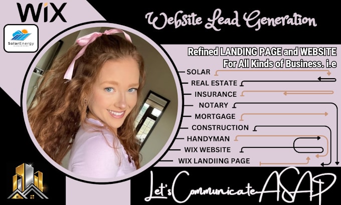 Gig Preview - Design construction, insurance, solar, mortgage, and real estate website on wix