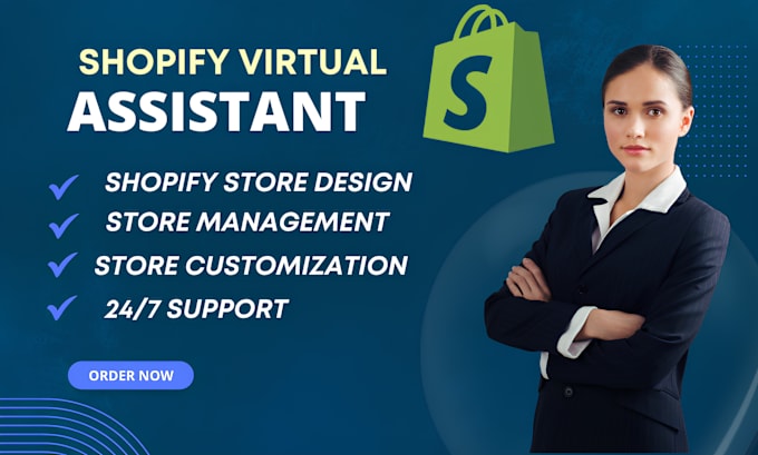 Gig Preview - Be your shopify virtual assistant,shopify expert consultant