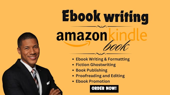 Gig Preview - Do book publishing as ebook writer, fiction ghostwriter, ebook promotion