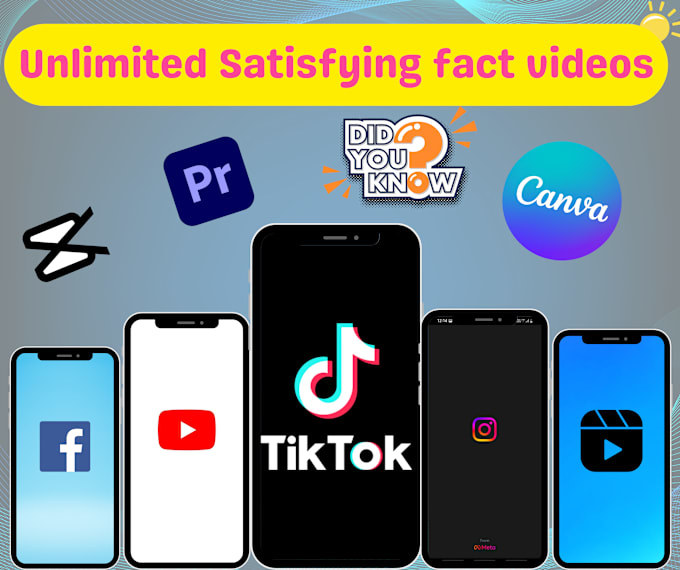 Gig Preview - Create fact satisfying video for youtube tiktok shorts and videos