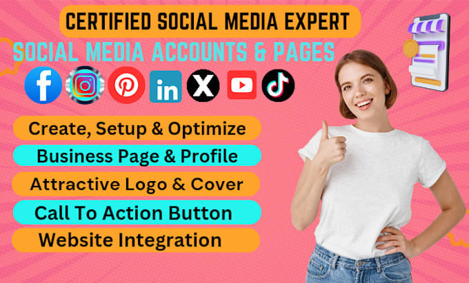 Bestseller - be your facebook page and social  media accounts setup expert