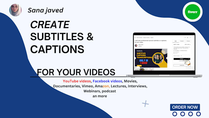 Gig Preview - Create professional subtitles or captions for your video