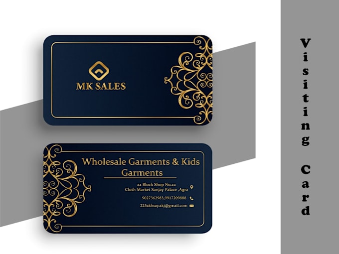 Gig Preview - Do professional business card and abstract design