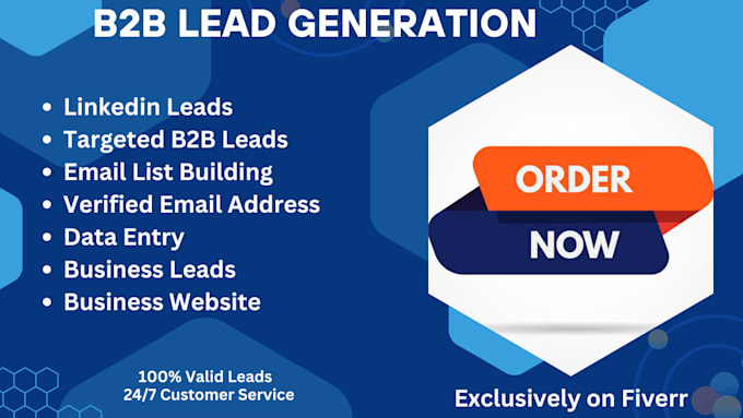 Gig Preview - Provide linkedin b2b lead generation using sales navigator