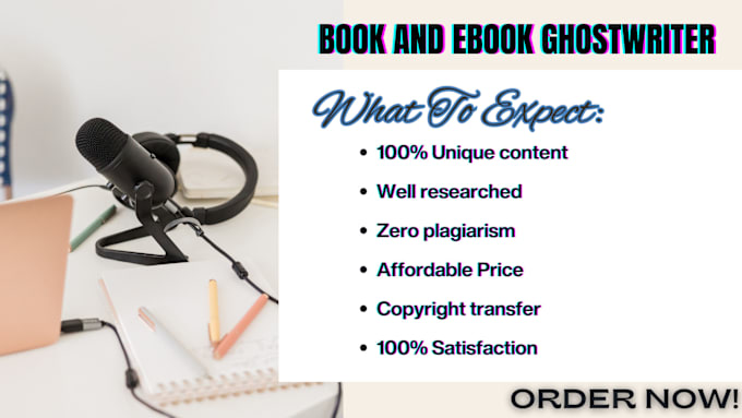 Gig Preview - Do book and ebook writing, amazon kindle book and nonfiction ebook writer