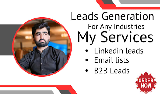 Gig Preview - Provide b2b and linkedin lead generation for real estate