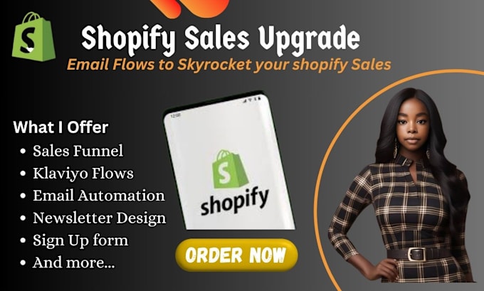 Gig Preview - Setup email marketing klaviyo flows and email automation for shopify