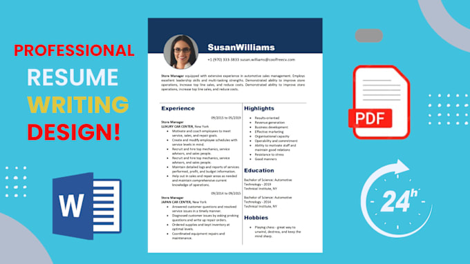 Gig Preview - Deliver professional resume writing services