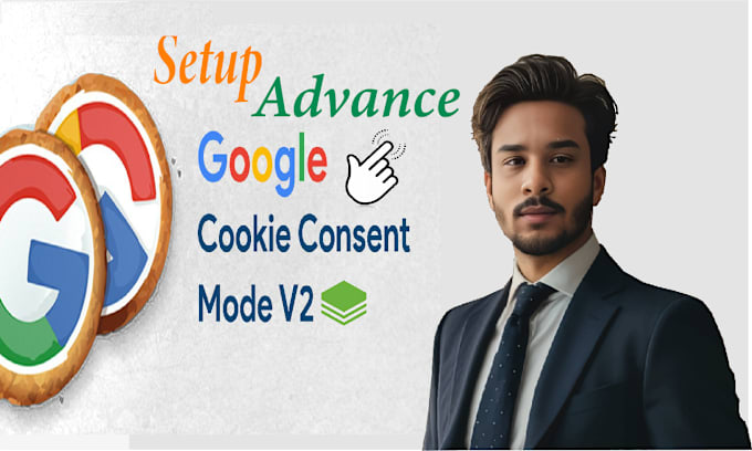 Gig Preview - Setup advanced google consent mode v2 or cookie consent v2 banner gdpr via GTM