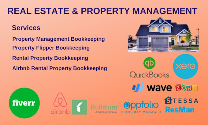 Gig Preview - Do bookkeeping property and real estate airbnb,fix and flip